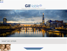 Tablet Screenshot of gillnoble.co.uk